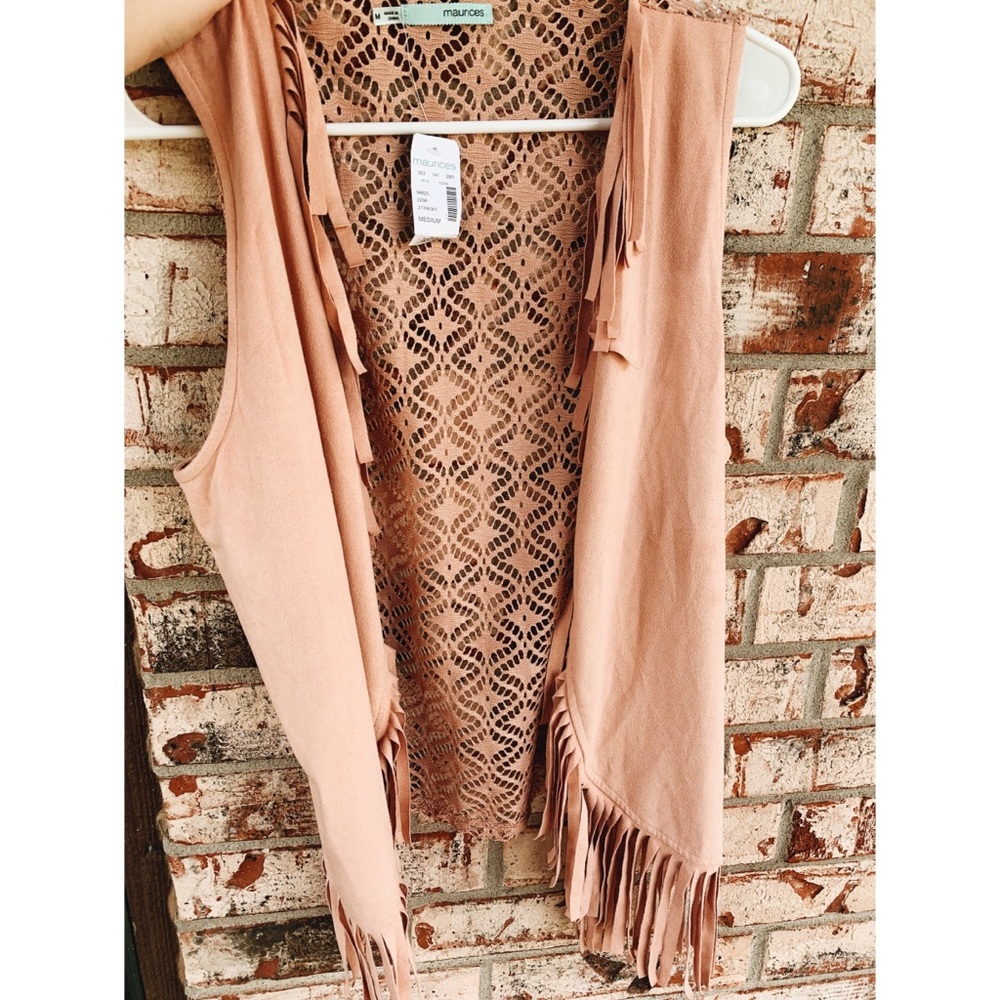 NWT Maurices shawl w/ fringe